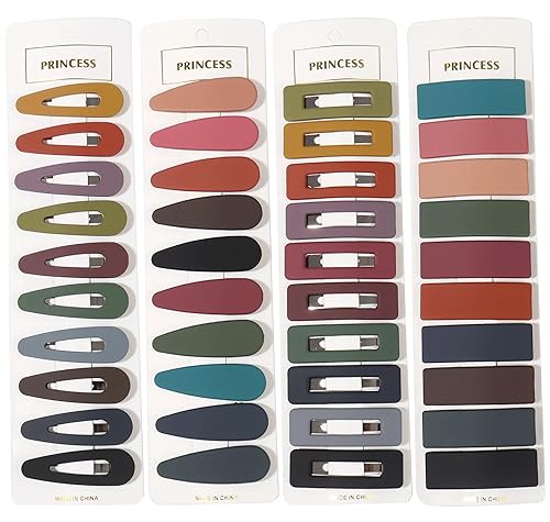 Pasadores pequeños para mujeres y niñas, clip de pelo de 2.1 pulgadas a presión para cabello grueso o fino, lindo estudiante, accesorios para el