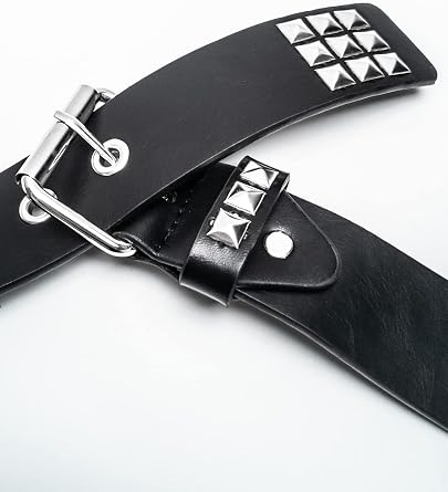 Studded Belt Punk Belt Y2K Goth Rivet Belts For Women Unisex Christmas Gift