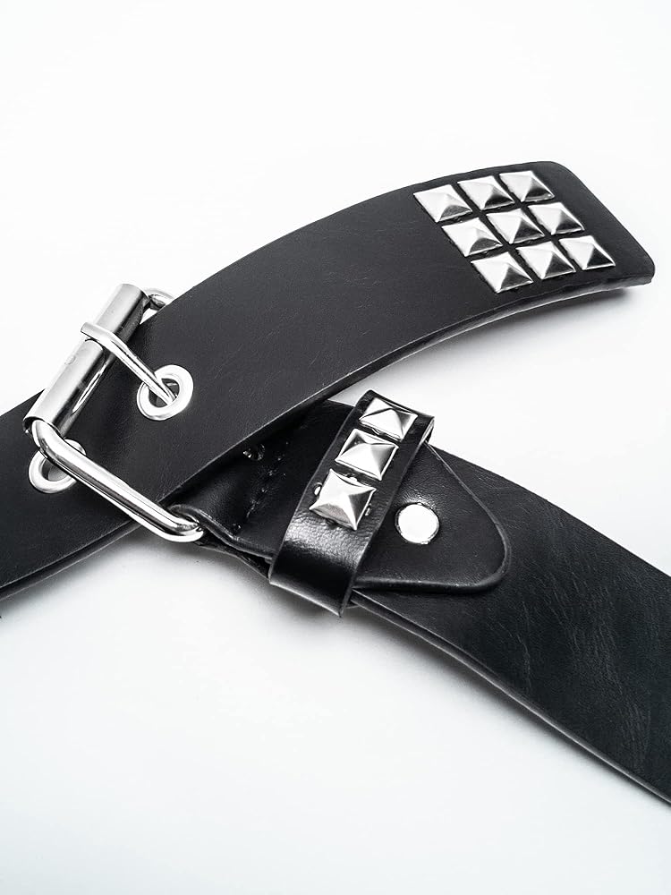 Studded Belt Punk Belt Y2K Goth Rivet Belts For Women Unisex