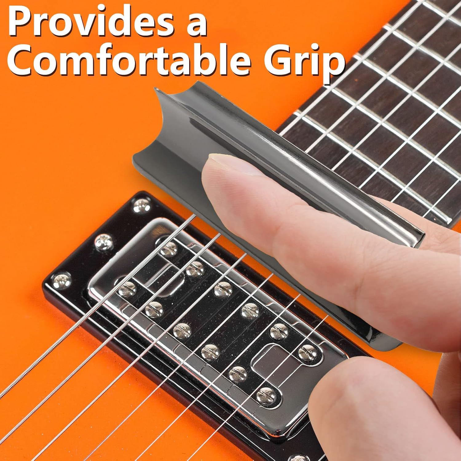 Metal Guitar Slide, Black, for Electric Guitar