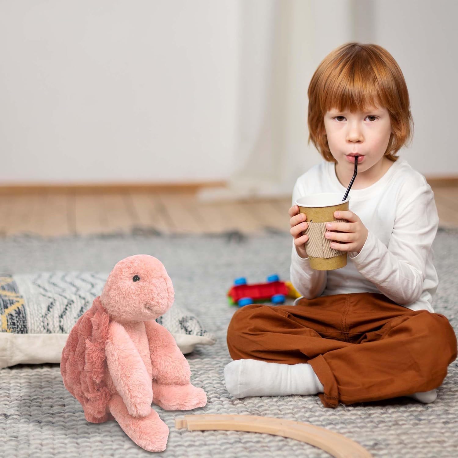 MON AMI Yertle The Turtle 10.6-Inch Stuffed Animal for Boys & Girls | Soft Sea Turtle Plush Toy | Ocean Playtime Companion | Nursery Décor | Gift for All Ages