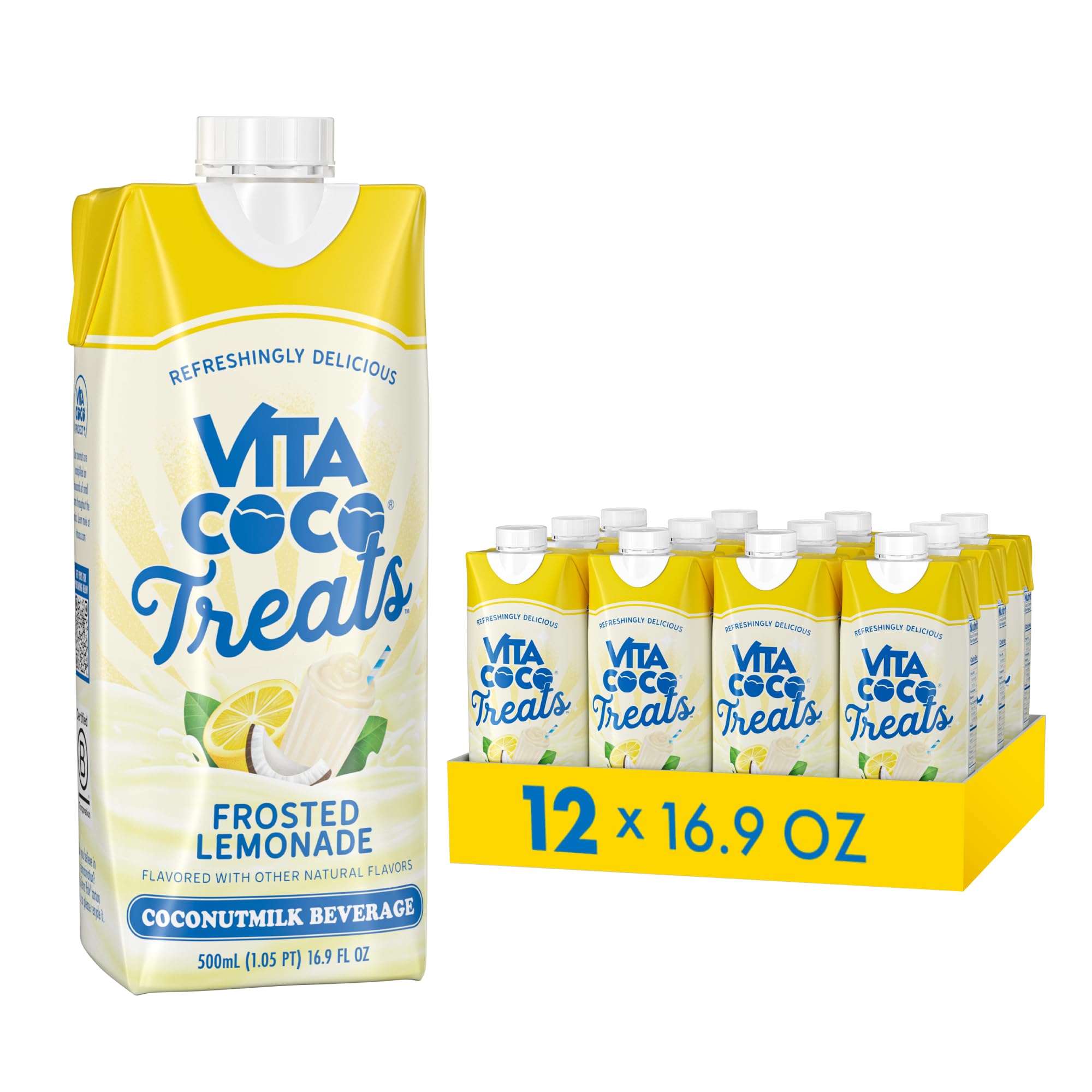 Amazon.com: Vita Coco Treats Frosted Lemonade Coconut Milk Drink