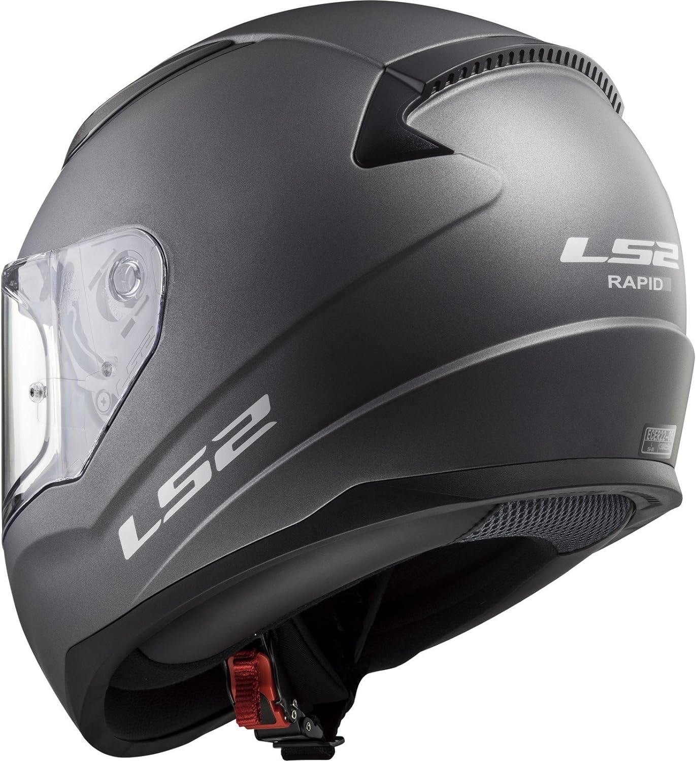 LS2, Casco Integral de Moto Rapid, Titanio, XL
