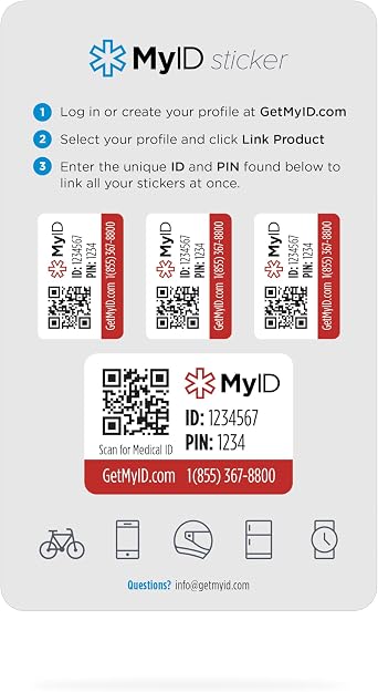 Medical ID Sticker Kit