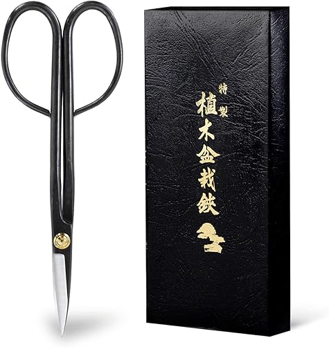 Wazakura Twig - Tijeras de bonsái fabricadas en Japón de 8-1/4 pulgadas (8.268 in), herramientas japonesas de jardín para bonsái, tijeras de podar
