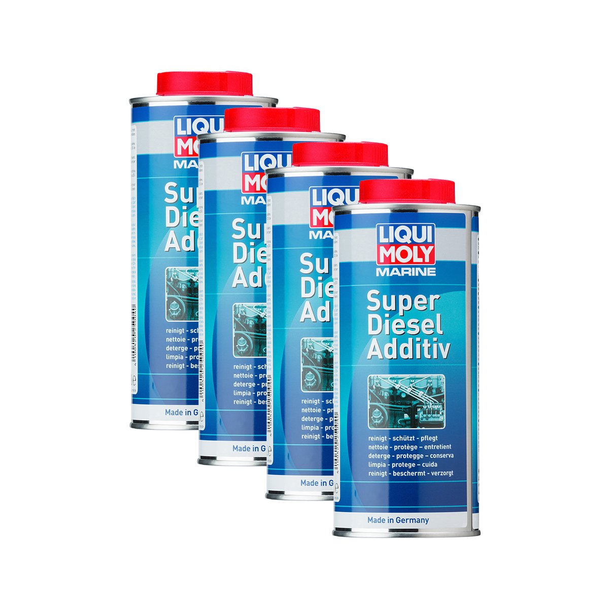 4 X Liqui Moly 25004 Marine Super Diesel ADDITIVE Boot supplementare 500 ML