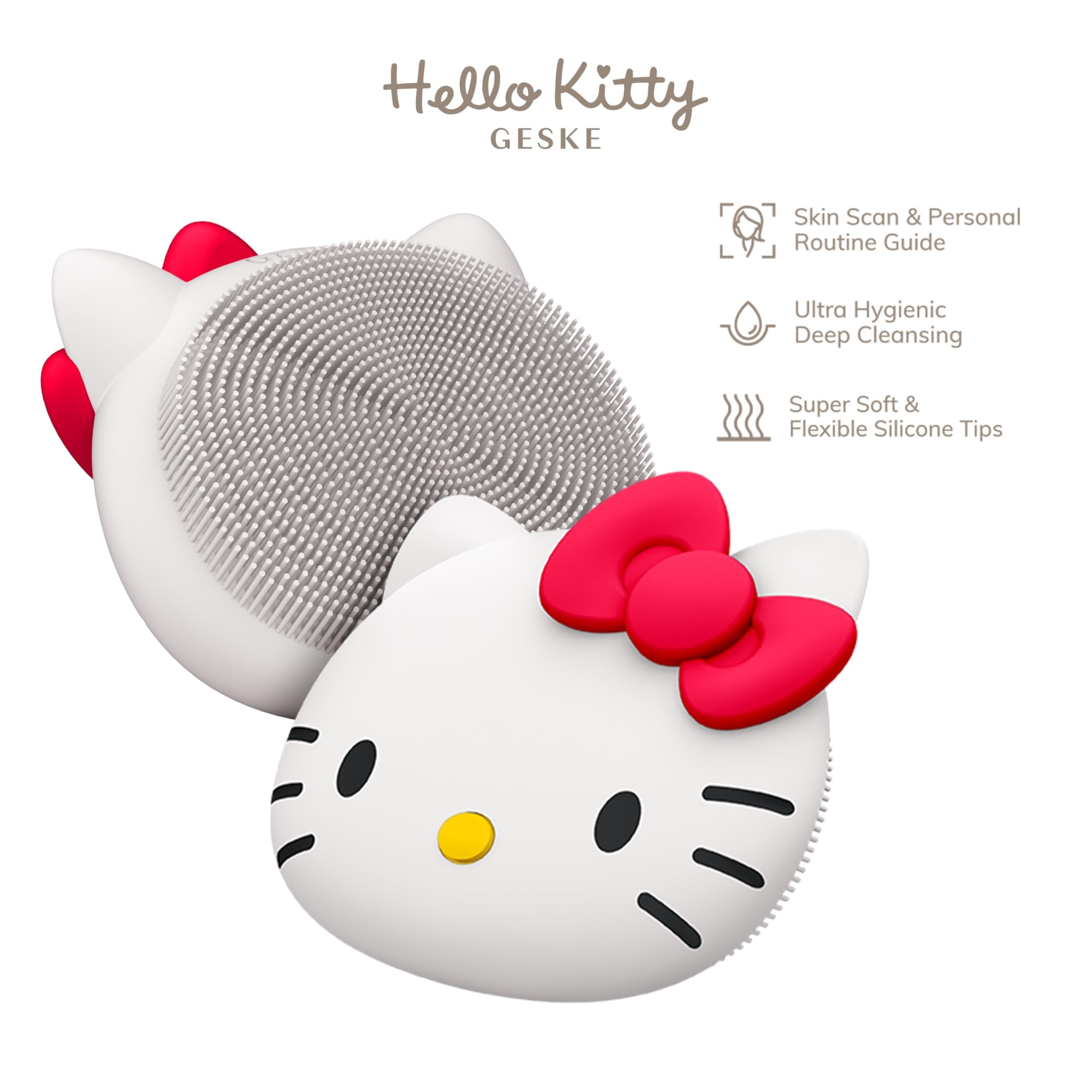 GESKE Hello Kitty 美容器セット 3点 Amazon | GESKE Hello Kitty Facial Brush｜3 in 1 ハローキティ