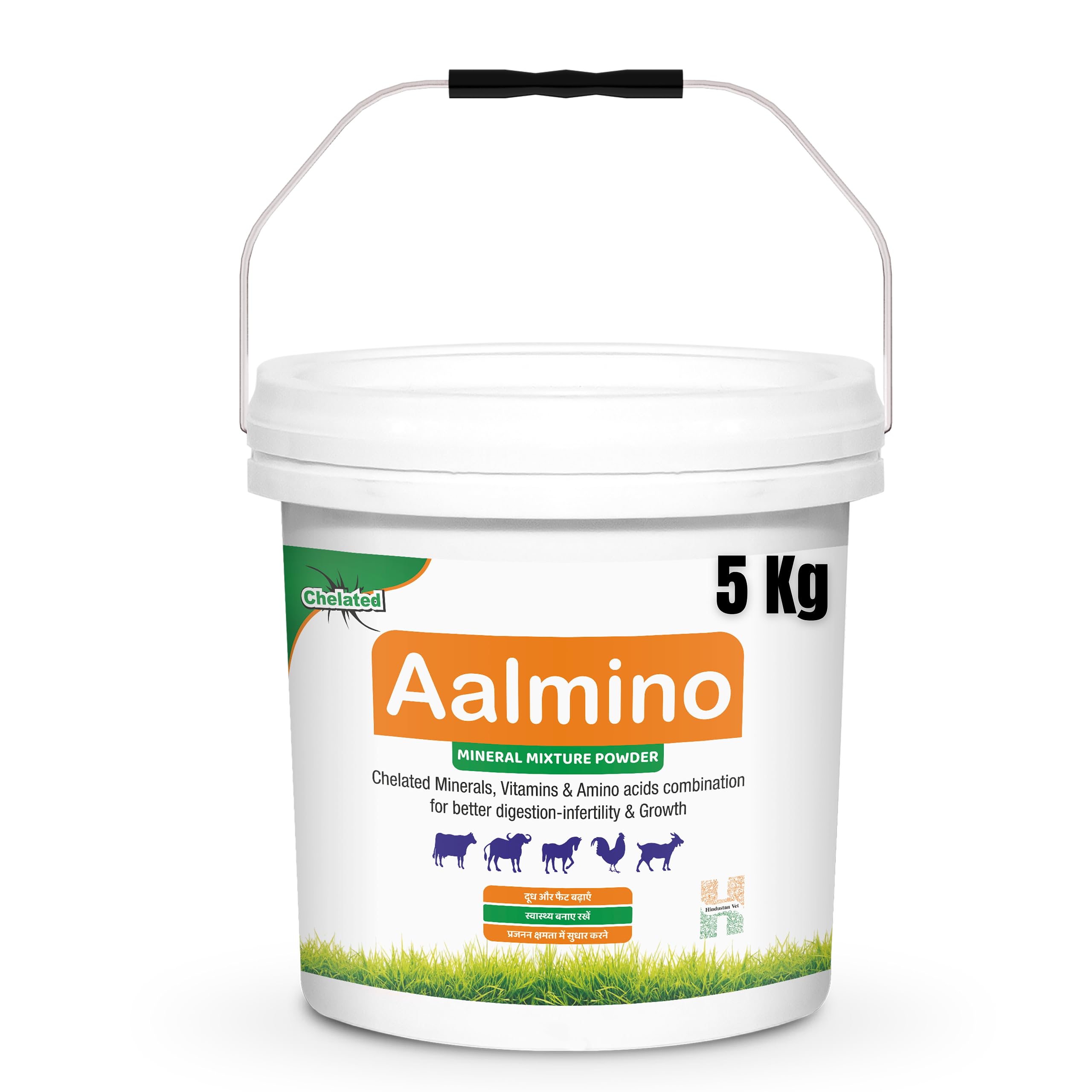 Aalmino Chelated Mineral Mixture for Cow| Buffalo| Sheep| Horse & Poultry| 5KG Bucket Pet Health Supplements (5 kg) (B0B8ZWVRRZ) Amazon Price History, Amazon Price Tracker