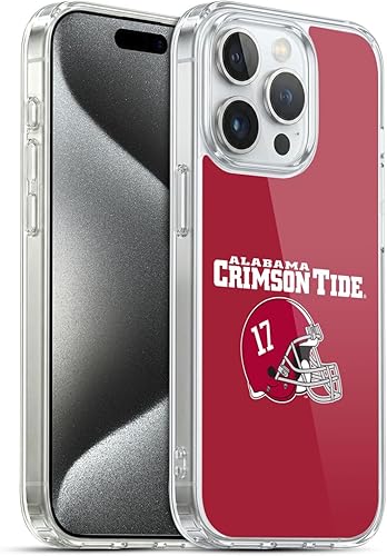 Miniatura 334 de Head Case Designs Funda de gel con logotipo oficial de la Universidad de Alabama UA [protección de grado militar] compatible con Apple iPhone 11