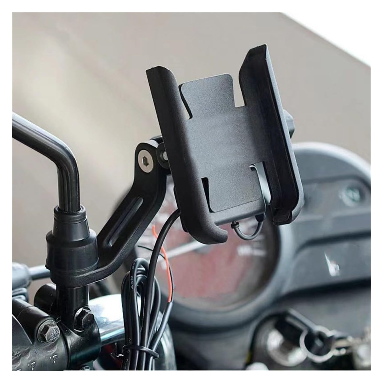 Barre GPS Pour Yamaha T-Max 500 (2001-2007) - Diamètre 22 Mm - Acétal Noir - Montage Facile Sur Trous Existants