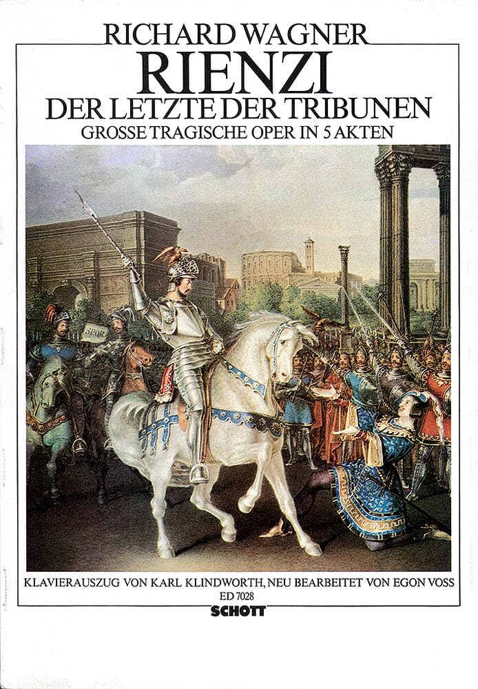 Rienzi, der Letzte der Tribunen: Große tragische Oper in fünf Akten. WWV 49. Klavierauszug.