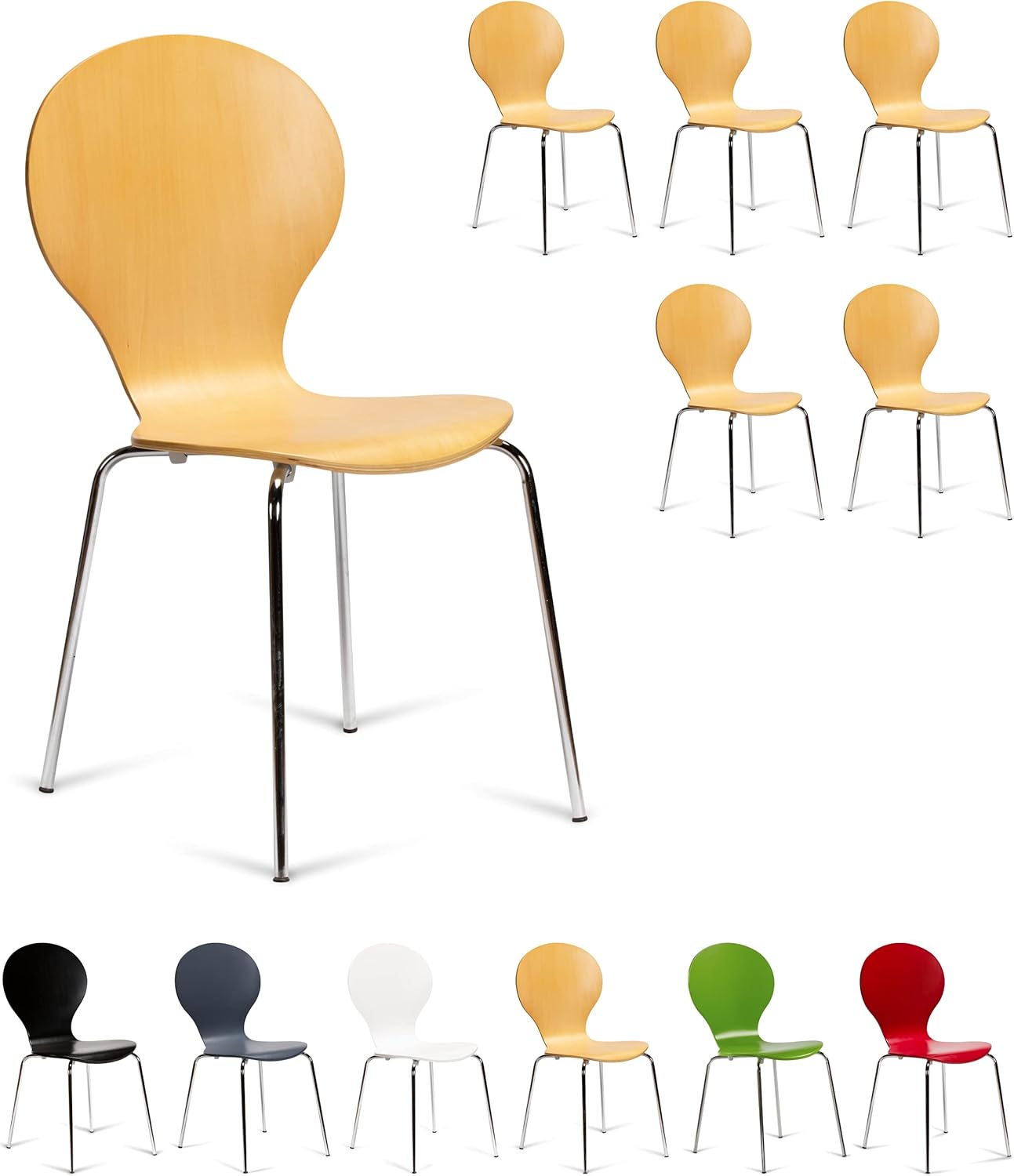 Your Price 6 Keeler Style Kimberley Chrome and Metal