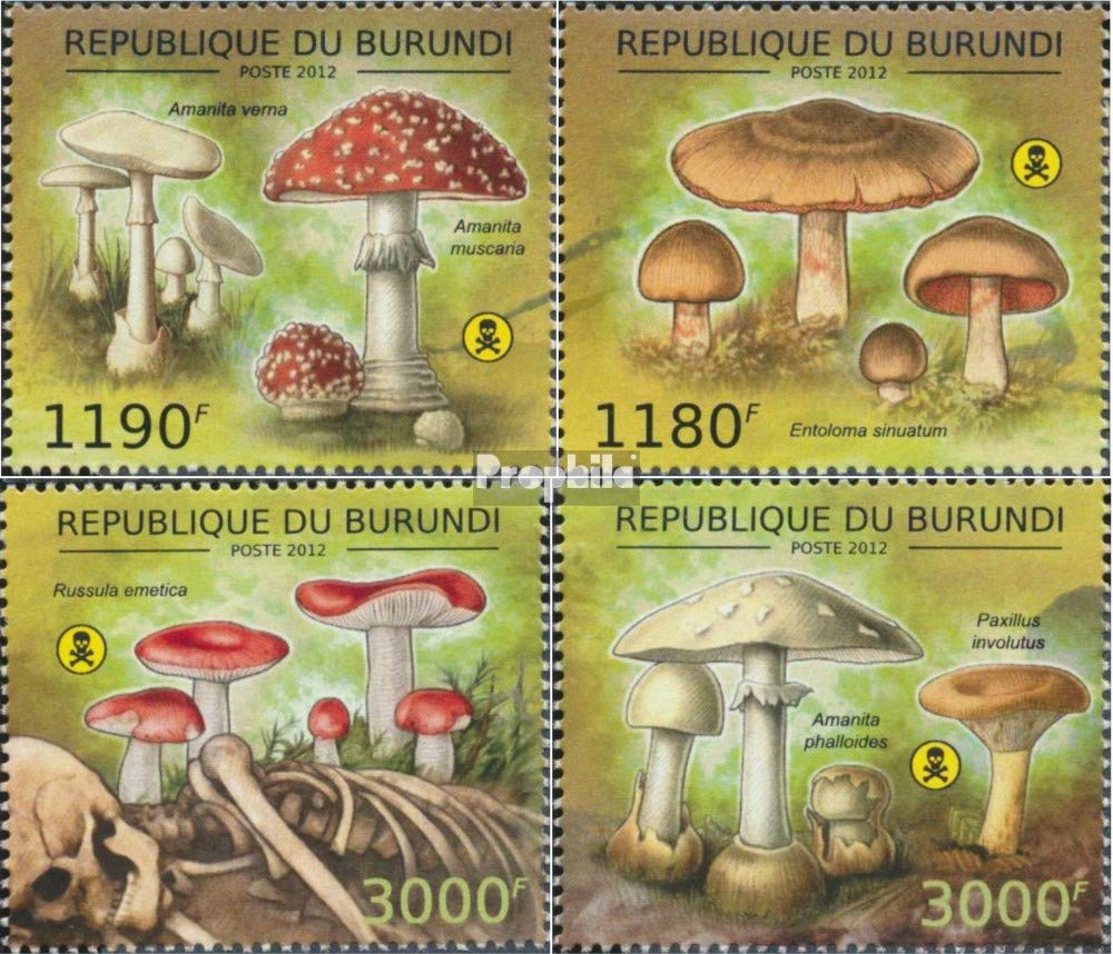 Prophila Collection – Burundi Briefmarken 2012 'Goldfische' – Komplette Ausgabe 2783-2786, Postfrisch MNH
