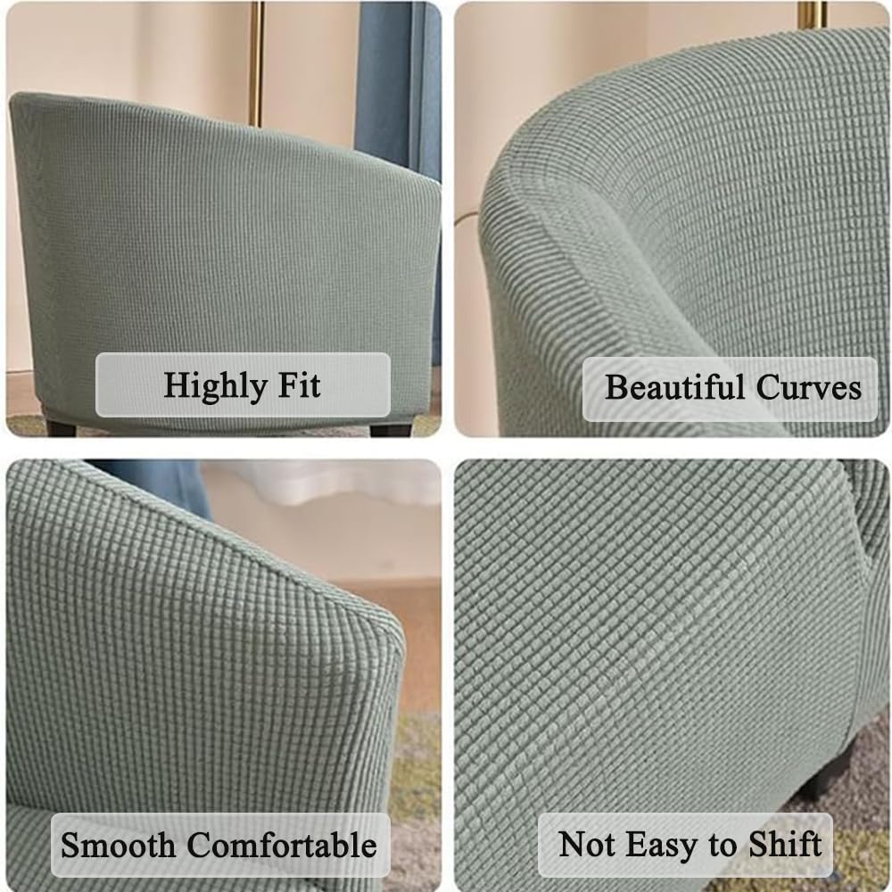 Copripoltrona Hearda Jacquard - Rivestimento Elastico Per Poltrone Con Braccioli