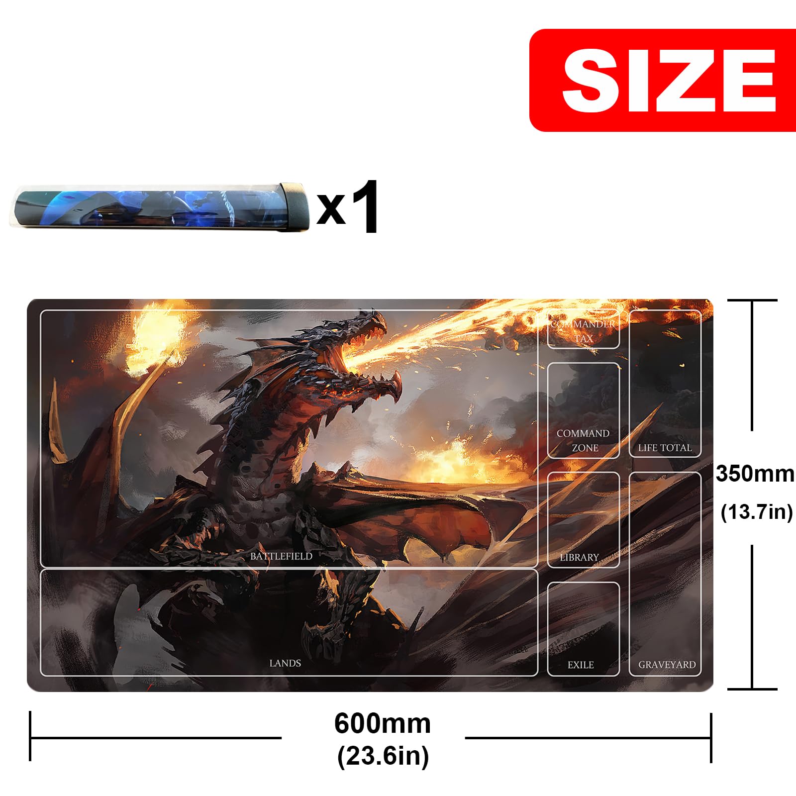 Amazon.co.jp: sabermaster TCG プレイマット 遊戯王 プレイマット