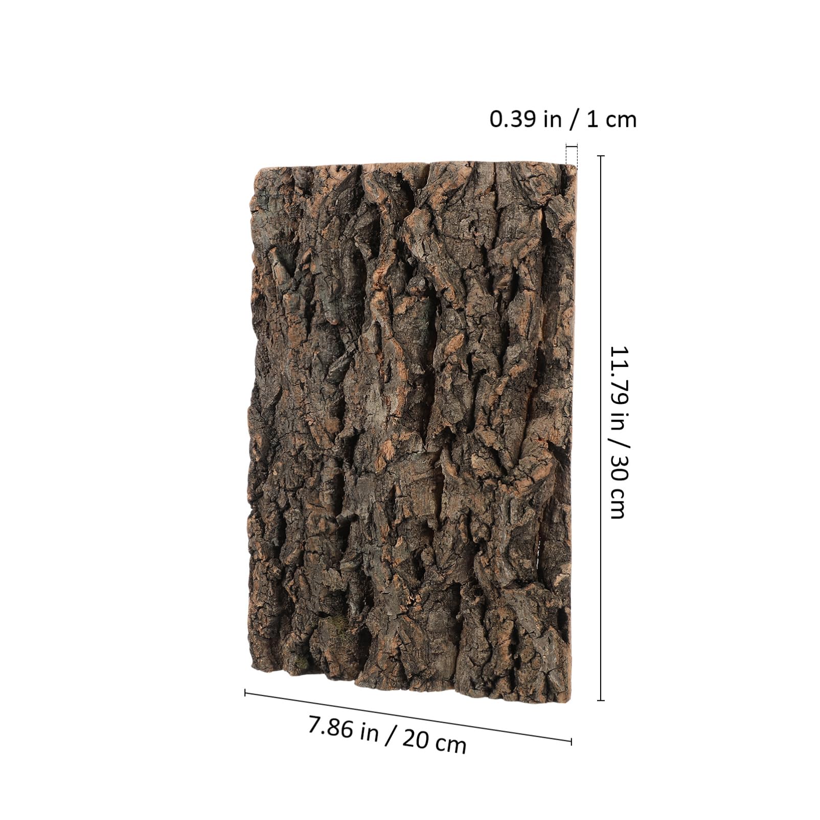 Kisangel Fondo De Corcho para Terrario 4 Piezas 11. 79X7. 86 En Fondo De Corteza De Corcho Natural Estera De Escalada para Reptiles Decoración De Hábitat De Terrario De Pared para Araña