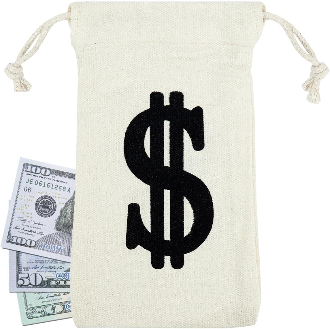 140pcs Size Play Props with Canvas Bag