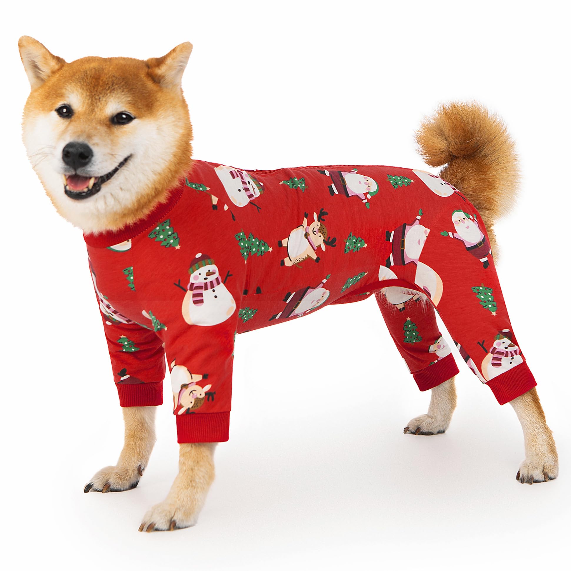 Pupsooft Recovery Suit for Dogs Full Zipper, Four-Legged Onesie Dog Recovery Suit After Surgery, Cute Soft Bodysuit Cone Alternative Male Female Dog