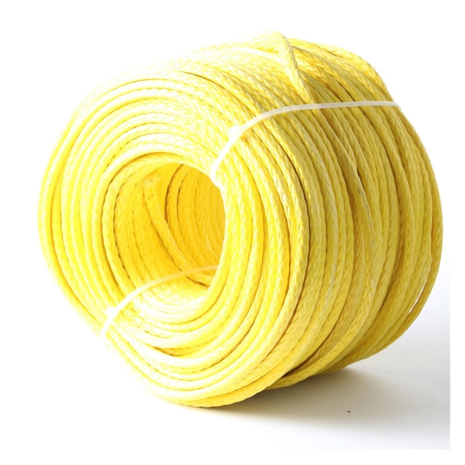 Lina wyciągarki, Syntetyczna lina wyciągarki 2865LBs kabel liniowy pusty warkocz 4mm 5/32 ''10M 12 splotów wciągarka żaglowa liny holownicze(Blue 10m)