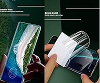 Vista 5 de Protector de pantalla frontal flexible para Motorola Edge 20 5G 2021 6.7 "Película de hidrogel 3D transparente TPU sensible al tacto Desbloqueo