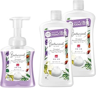 【LDK A評価受賞】ハンドソープ 泡 ミューズ ボタニカル 本体 250mL + 詰め替え 700mL×2個