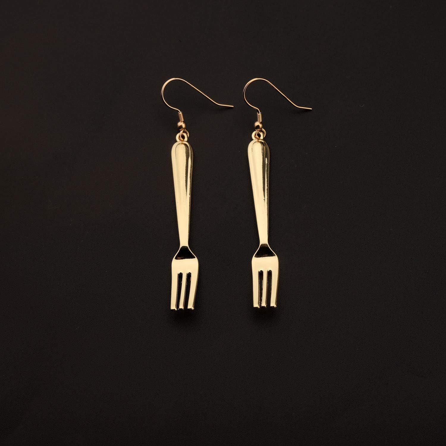 MAOFAED Chef Gift Fork Earrings - Baker's Jewelry Cooking Lover's Gift