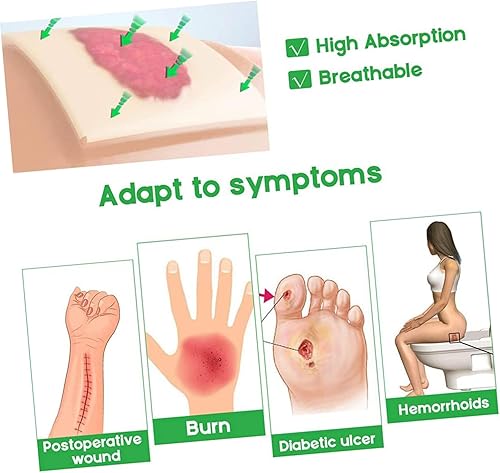 Miniatura 9 de GLEAVI Vendaje autoadhesivo para vendaje sacro, vendaje para hemostasia, vendaje médico, vendaje de emergencia, barrera grande, 100 unidades