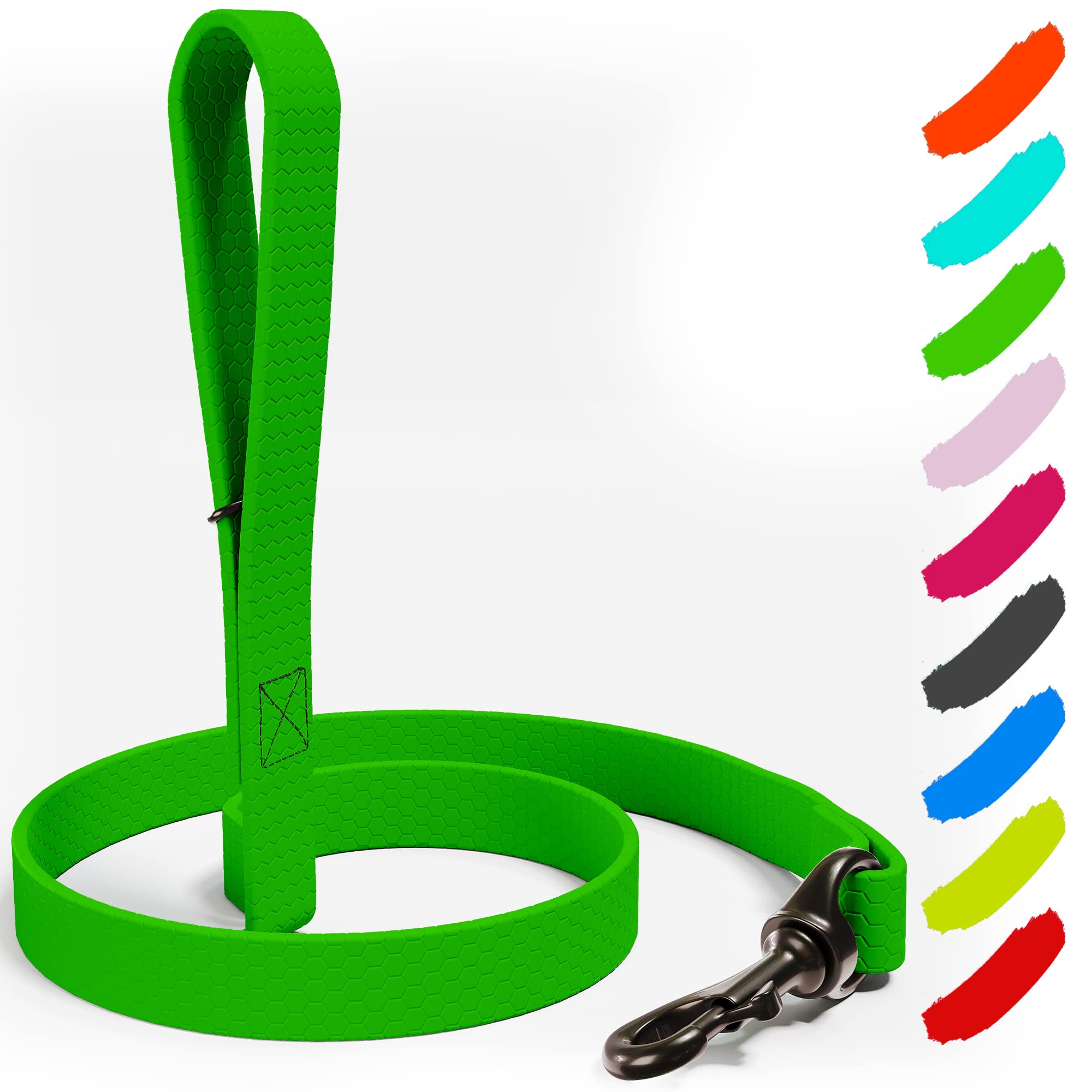 NexaPaw Waterproof Dog Leash 6Ft - Made in USA - Heavy Duty Dog Leashes for Large Medium Small Dogs Puppy Training Walking - Dog Lead Leash Strong