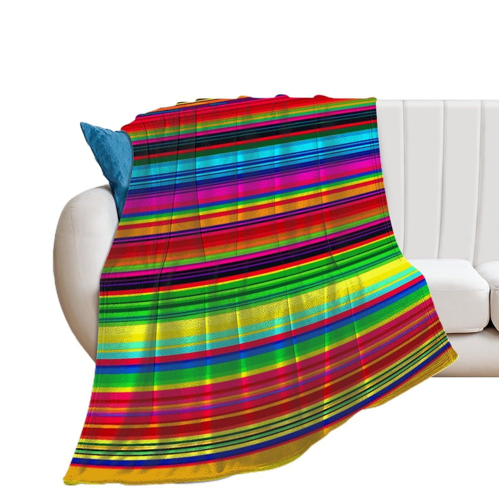 Couverture mexicaine pour lit et canapé : une touche de couleur pour vos soirées cocooning