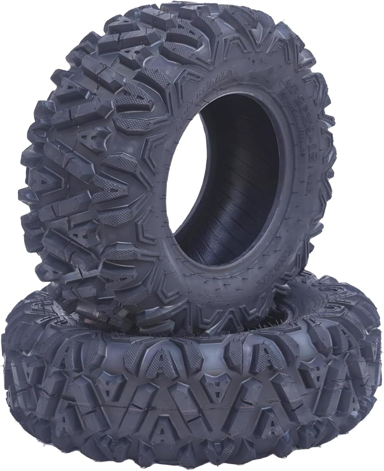26x9x12 ATV Tires, Set of 2 ATV Tires 26x9-12 6PR, All Terrain ATVUTV Off-Road Tires Set of 2, Tubeless