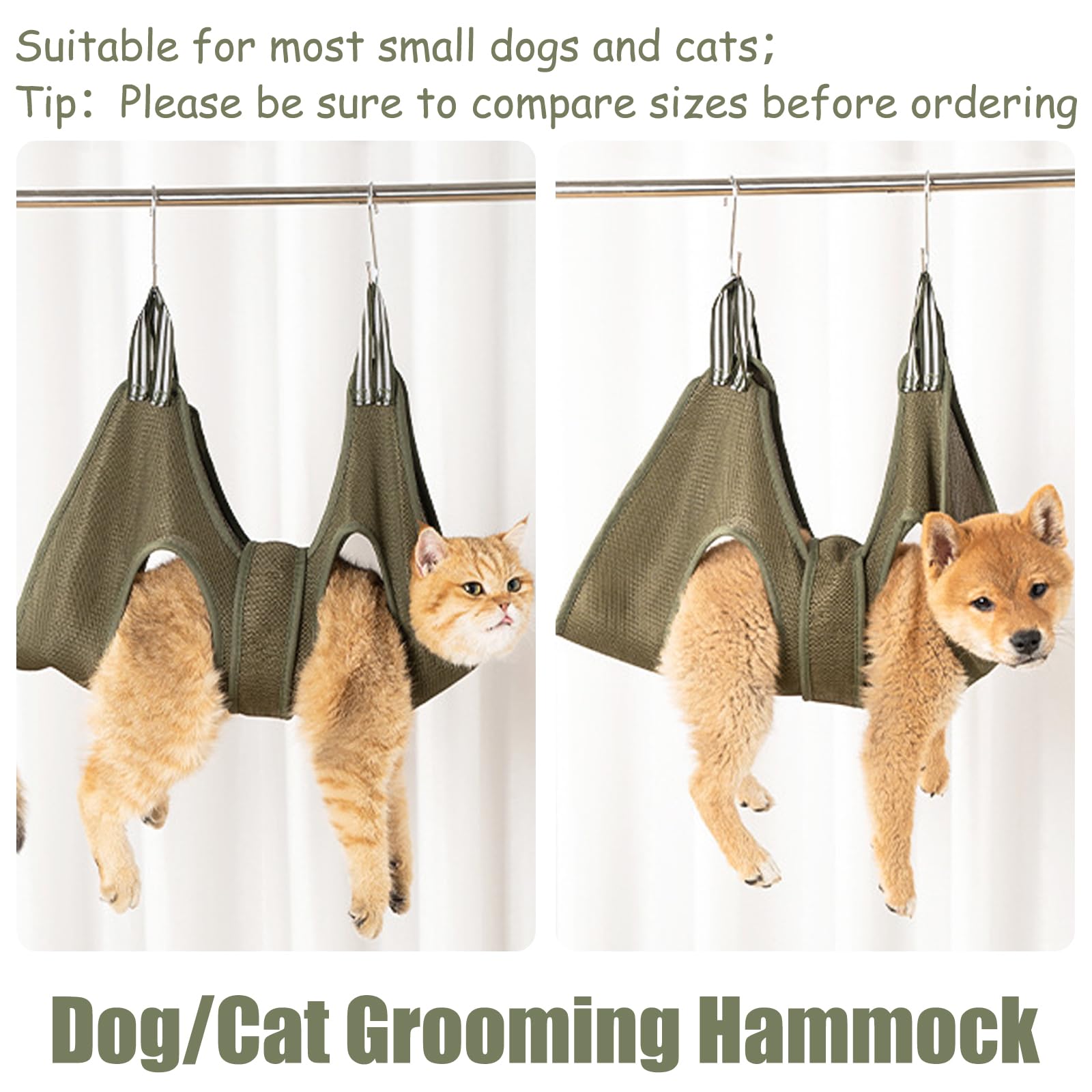 Hamac De Levage Et Toilettage Pour Animaux - Nylon Résistant, Taille 24x16 Pouces, Support Jusqu'à 220 Kg