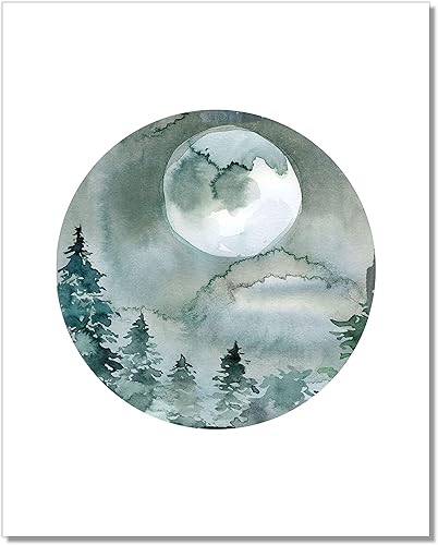 Miniatura 4 de Forest Landscape Art Prints - Nature Wall Decor - 8x10 - Set of 3 - Unframed