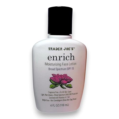 Trader Joe's Enrich - Loción facial hidratante (2 unidades)