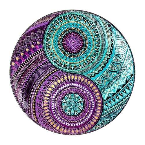 Buioata Holzpuzzles - Holzpuzzle für Erwachsene und Kinder, unregelmäßig geformte Tierpuzzleteile, Yin-Yang-Mandala, mittelgroß - 150 Teile Cover