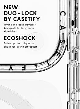 CASETiFY Compact Magsafe iPhone 17 Pro Case [Lightweight/Slim Fit/Compatible with Magsafe] - Pink Dainty Florals - Clear Black