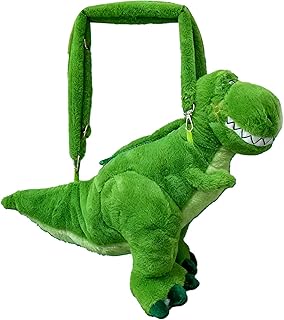 CBMZHF Peluche de dinosaurio T-Rex, tamaño gigante de 50 cm, con costuras de seguridad, color verde esmeralda y blanco crema, hipoalergénico y lavable