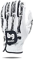Vista 4 de BG Bender - Mens Golf Glove, Durable Mesh Golf Gloves, Unique Golf Gloves