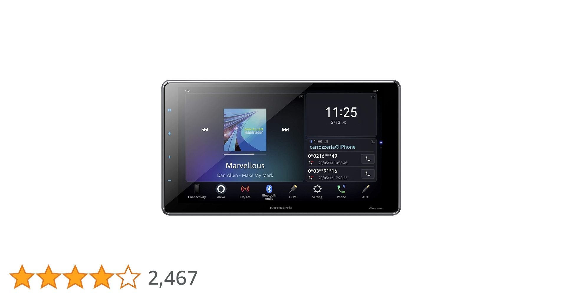 大特価　Pioneer DMH-SF700 ヘッドユニット Amazon.co.jp: Pioneer DMH-SF700 9