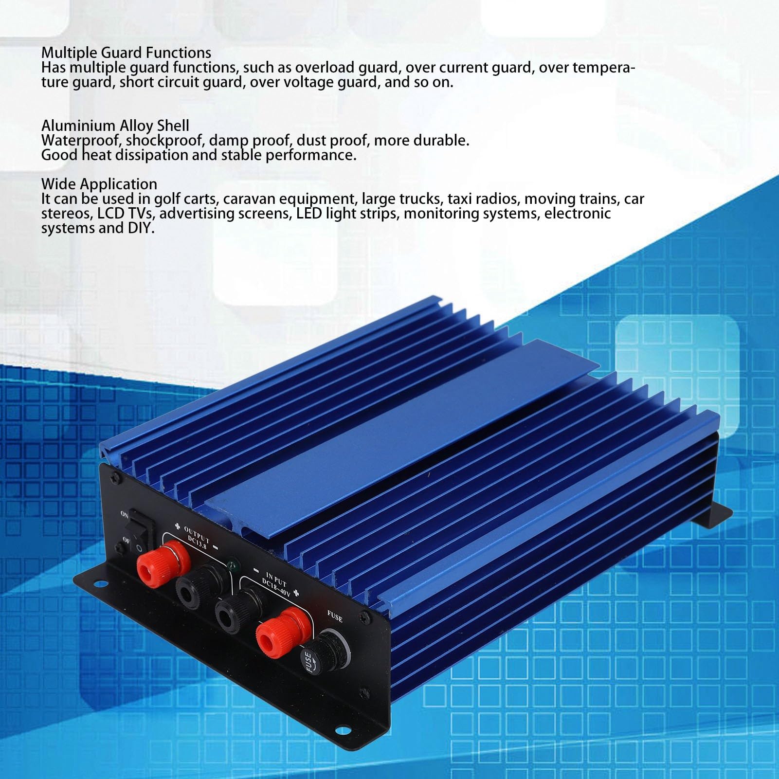 Regulador de Voltaje Convertidor 65A, Entrada DC18-40V