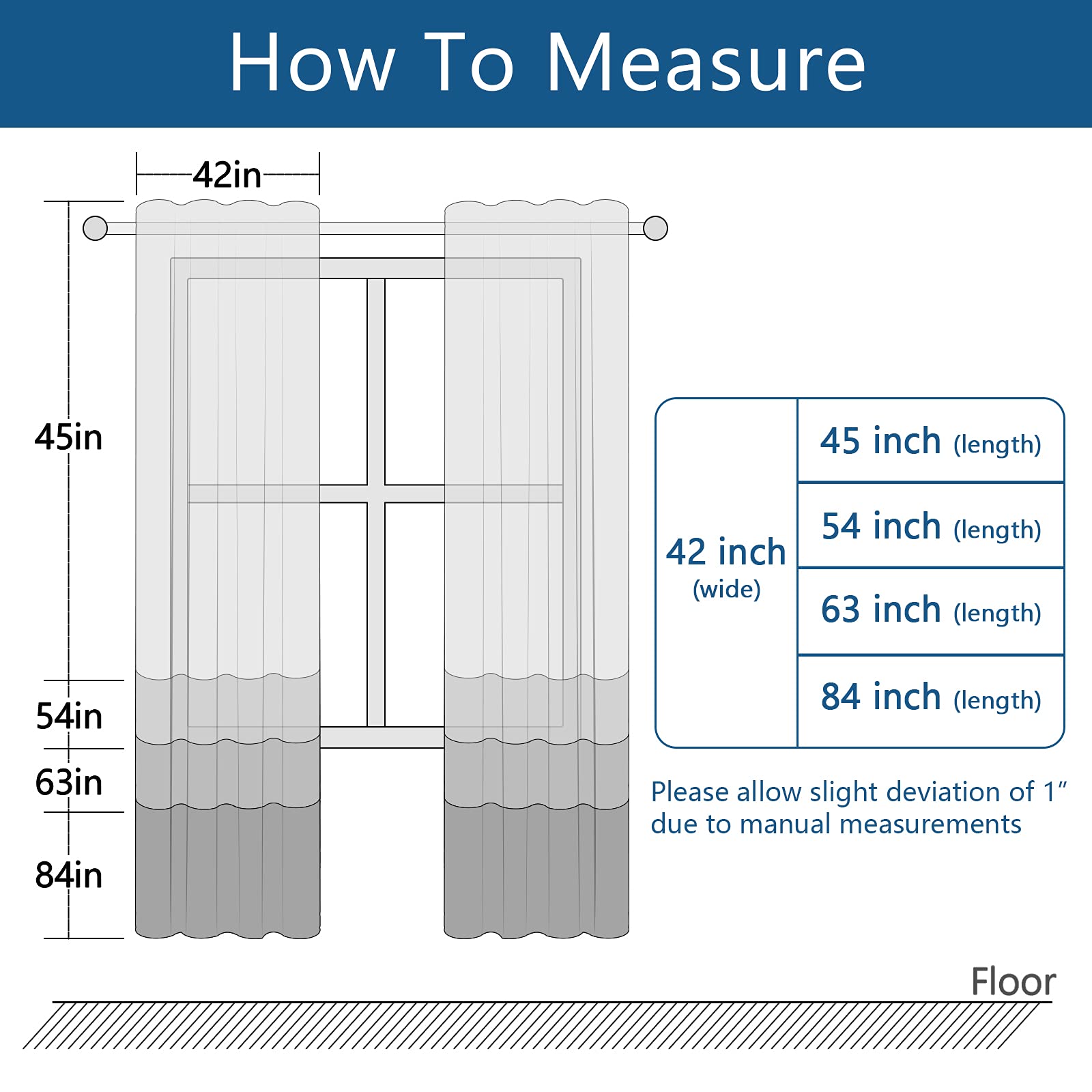 CUTEWIND Beige Linen Blend Textured Sheer Kitchen Tier Curtains 45 Inches L : CUTEWIND Cream Linen Cafe Curtains 24 inch Length 2
