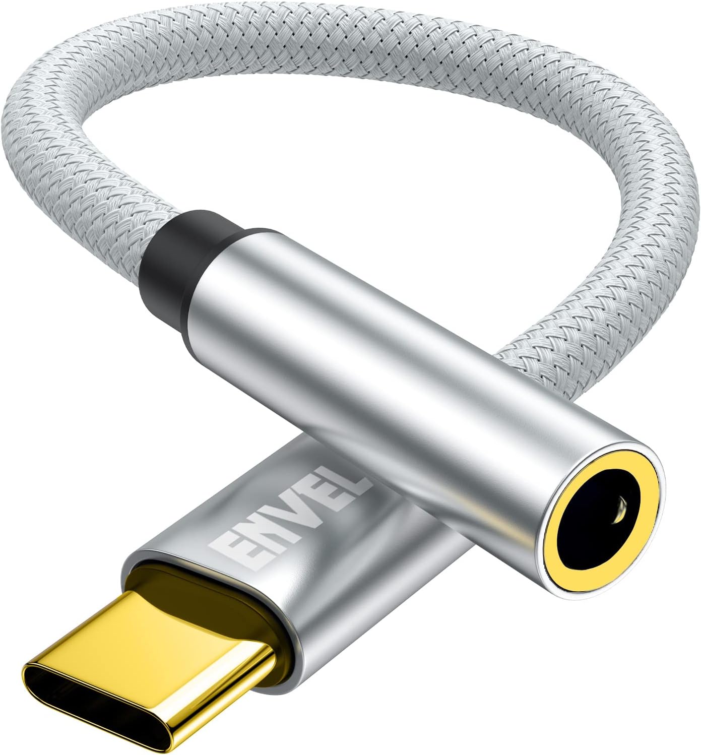 Adaptateur USB-C Vers Jack 3.5mm Avec DAC Audio - Pour Téléphones Android - 1 Mètre