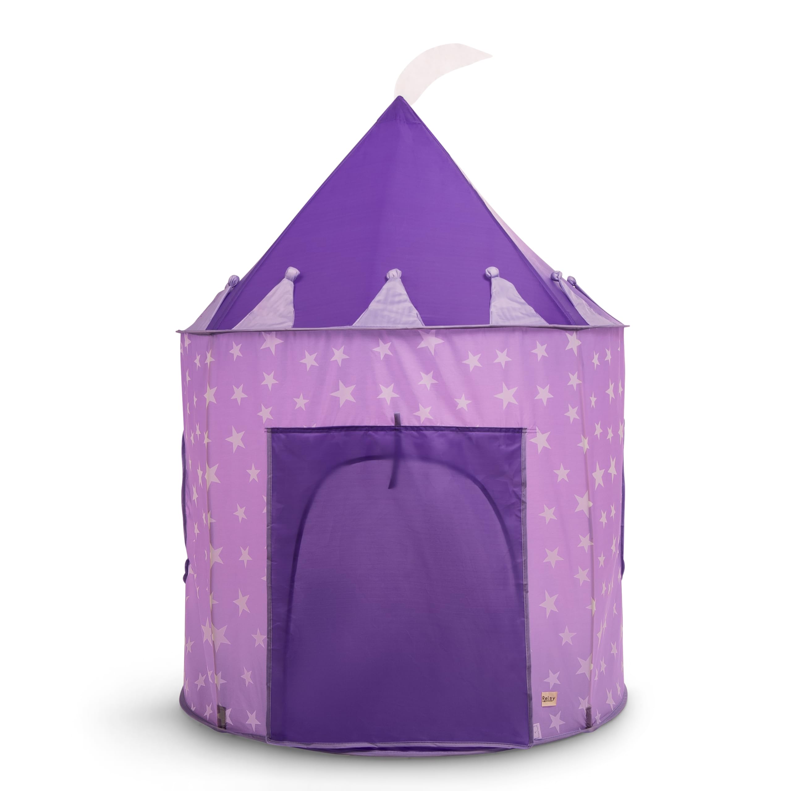 Tenda da gioco lilla per bambini, casa da gioco indoor/outdoor, tenda pop-up rosa stellata per bambini e bambini, parco giochi/piscina con palline e giocattoli da giardino, design rosa