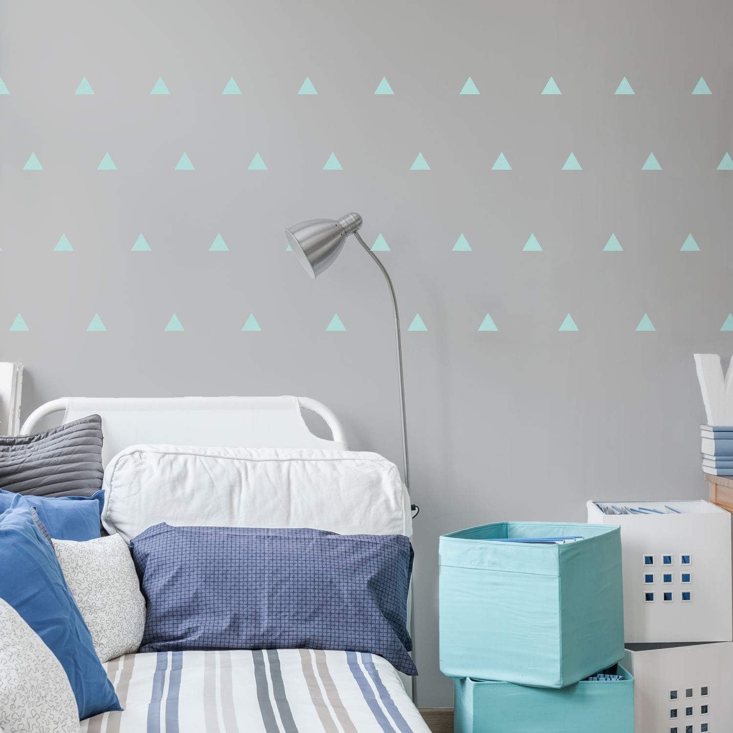 Triangle wall stickers, Aqua