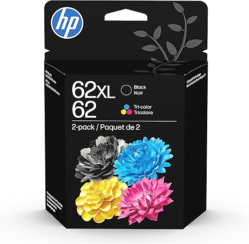 Vista 14 de Cartucho de tinta original HP 62 X L Negro, para papel (C2P05AN)