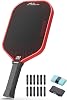 Pro-Level Paddle USAPA Approved with T700 Carbon Fiber & 16mm Power Core Customize Spin Control with Lead Tapes