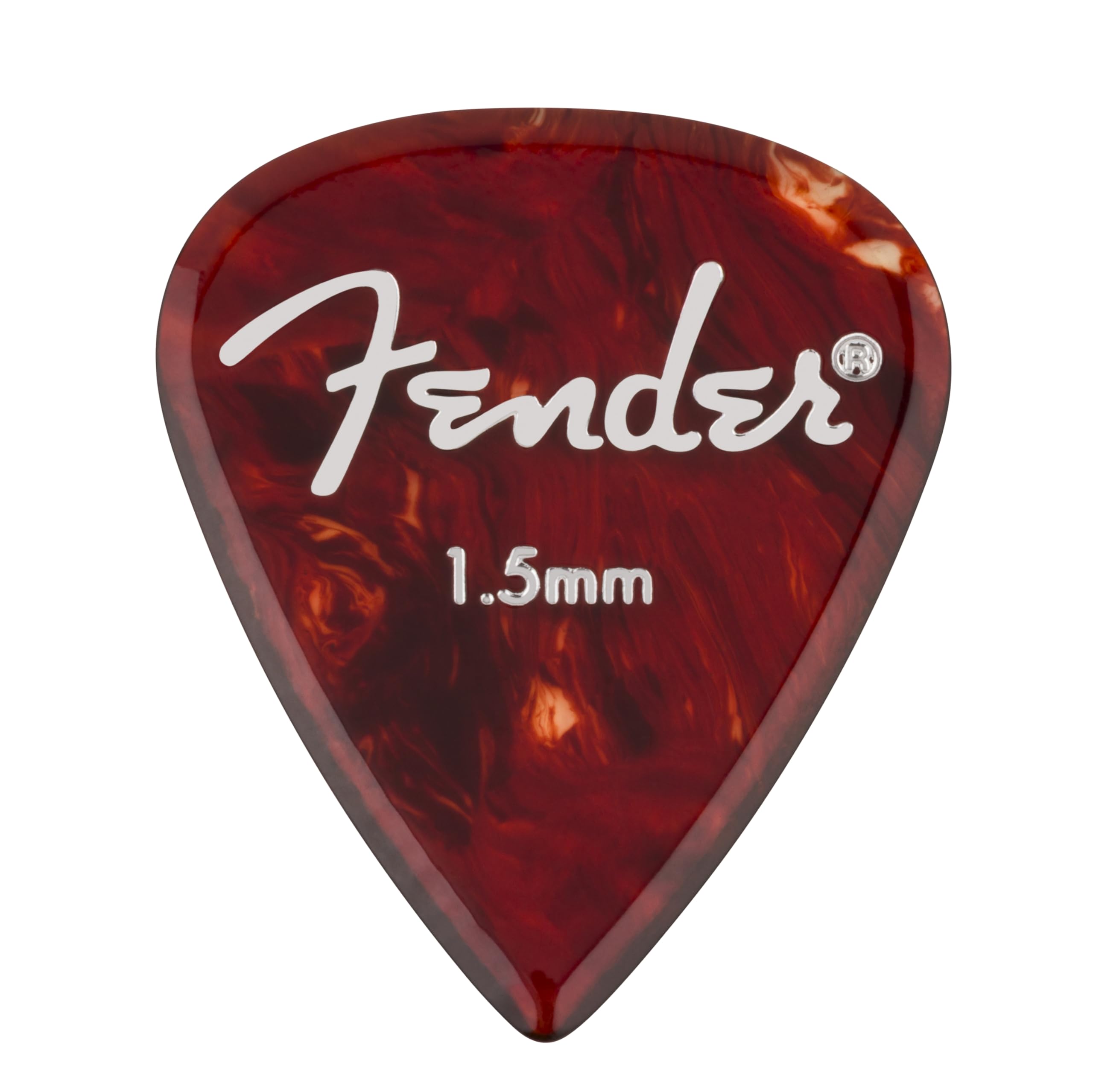Fender 351 Shape Aero Acrylic Picks, 6-count, 1.5mm, Tortoiseshell, 1.5 mm - Image 2