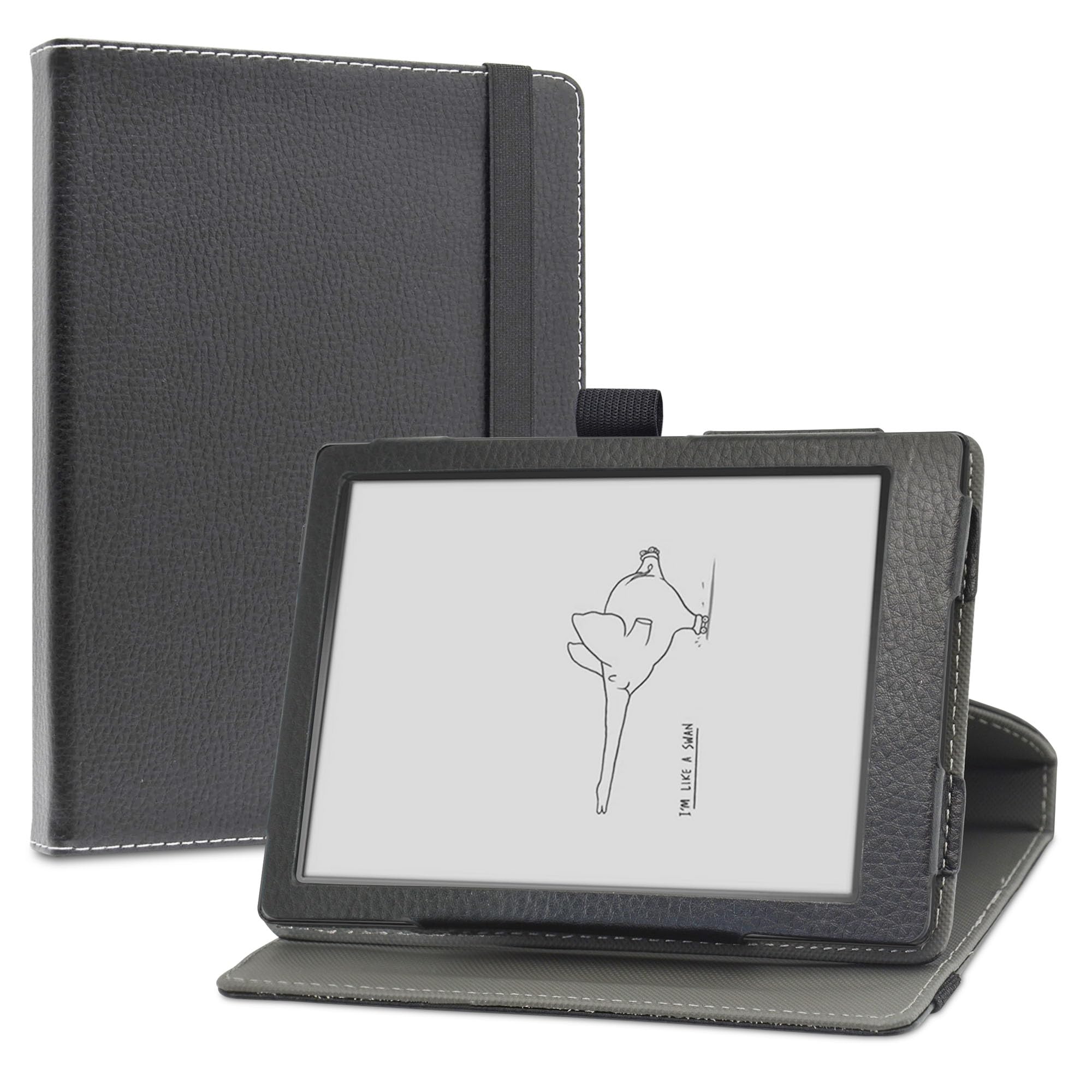 BOZHUORUI Schutzhülle Für Boox Go 6 (6 Zoll) – Magnetische Hülle Mit Sleep/Wake-Funktion, Veganes Leder, Dünn