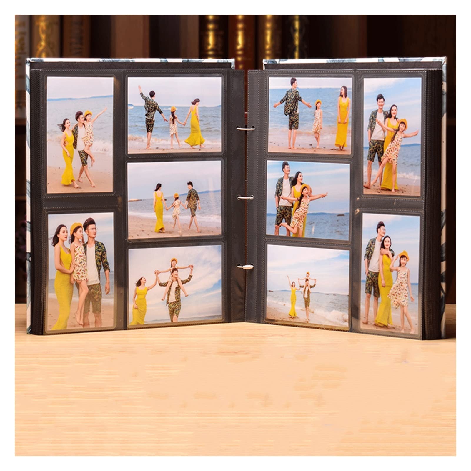Foto Albumy Plastikowe zdjęcie można umieścić w skórzanej albumu fotograficznego albumu albumu albumu pamiątka śródmiąższowa rodzina 8 cali 1000 zdjęć Fotoksiążka (Color : 13, Size : 8 inches)