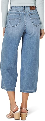 Miniatura 3 de Lee Jeans cortos de pierna ancha de tiro alto para mujer