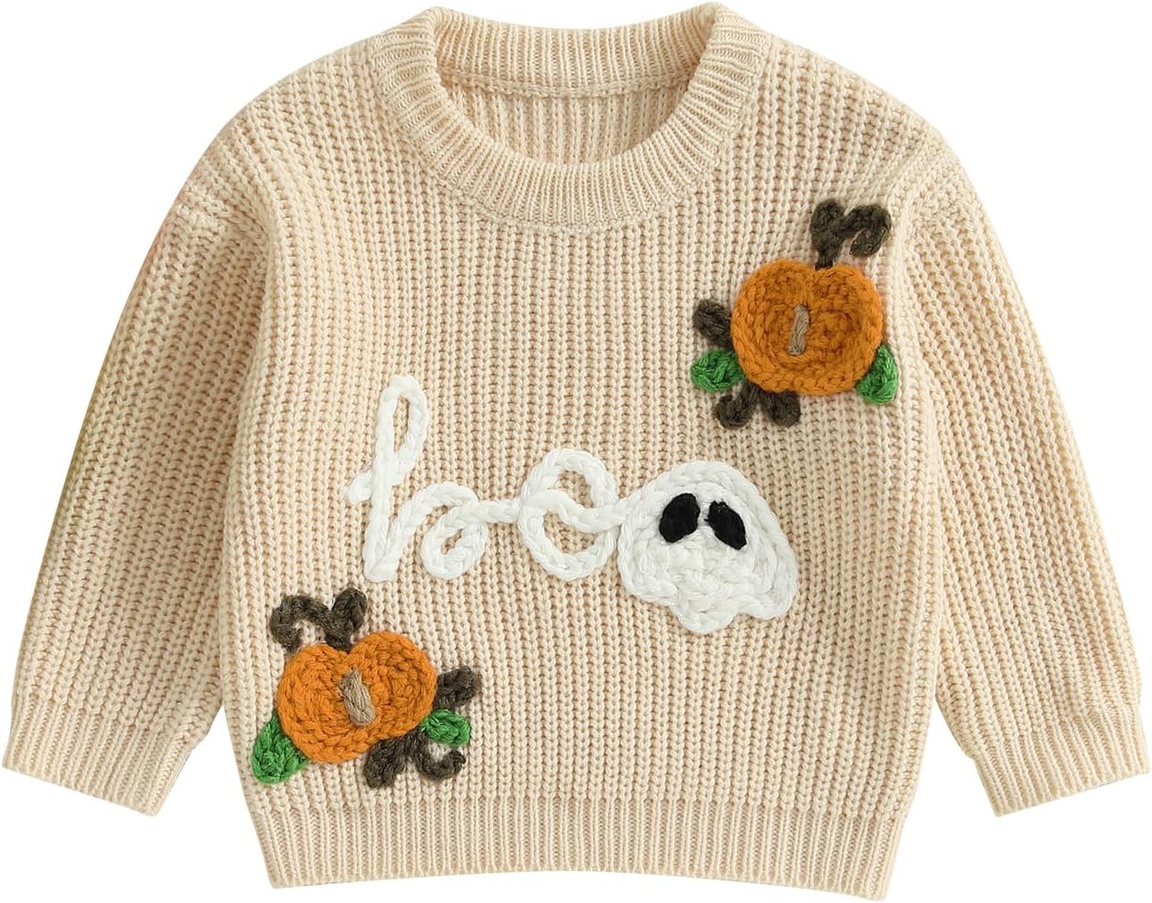Socutebabe Newborn Toddler Baby Boy Girl Christmas Outfit Knit Christmas Tree Sweater Chunky Sweatshirt Fall Winter Clothes